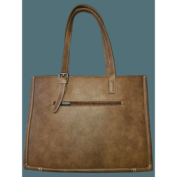 Wrangler Southwestern Rodeo Western Aztec Top Zip Shoulder Tote Bag - Picture 3 of 13